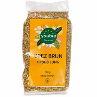 Orez brun lung, organic, 500gr, youbio