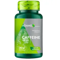 Caffeina 100mg, 30cps, Adams Supplements