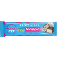 Baton proteic ​​cu vitamine, Coconut, 40g, Brain Foods