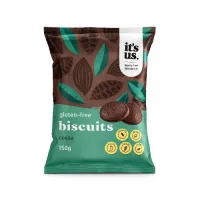 Biscuiti cu Cacao, fara gluten, 150 g, It`S Us