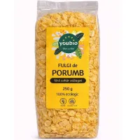 Fulgi de porumb, fara zahar adaugat, organic, 250g, youbio