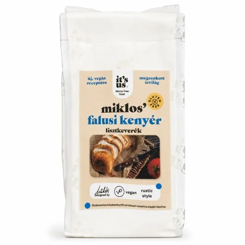 Mix Paine Alba Taraneasca, fara gluten, 500 g, It`S Us