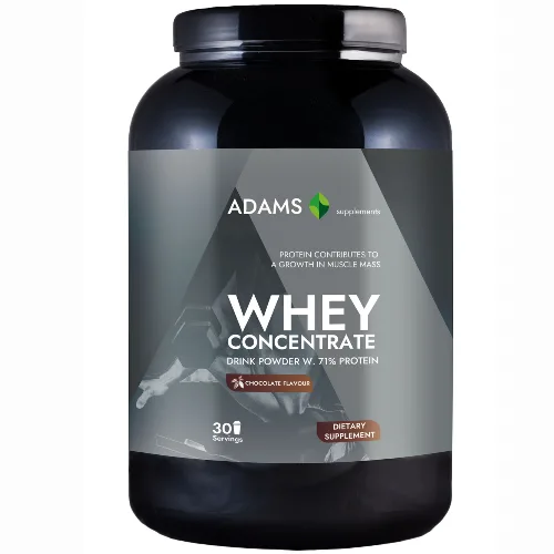 Whey Concentrate Protein (ciocolata), 908g, Adams Suppelements