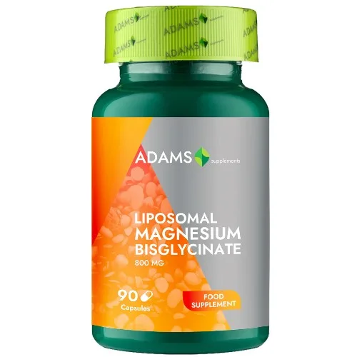 Magneziu Bisglicinat Liposomal 800mg 90cps, Adams