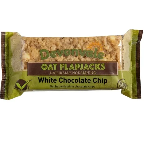 Baton Flapjacks Ciocolata Alba, 95g, Devonvale